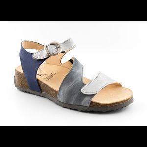 Think! Mizzi Elefant/Kombi leather walking sandals